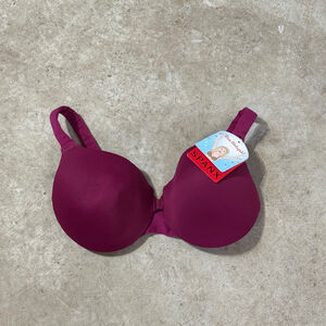 Spanx Bra-llelujah! Full Coverage Bra Women’s Size 36DD Red Purple NWT